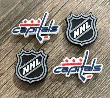 Washington Capitals Hockey Team Charm For Crocs Shoe Charms - 4 Pieces - Image 2