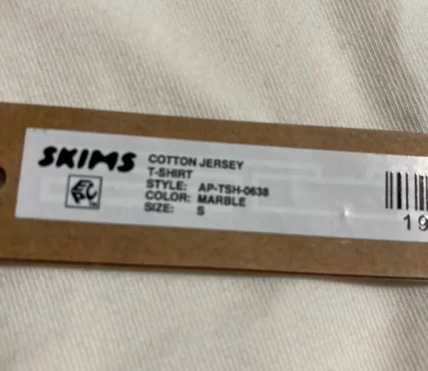 SKIMS Cotton Jersey T-Shirt S - Image 5