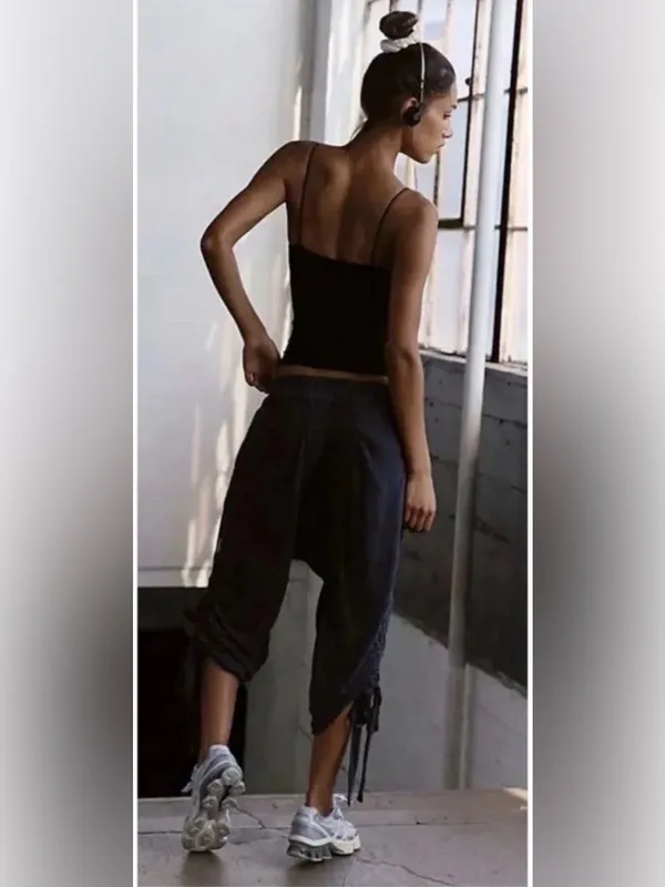 NWT Free People Movement Pirouette Pants Black Medium - Image 3