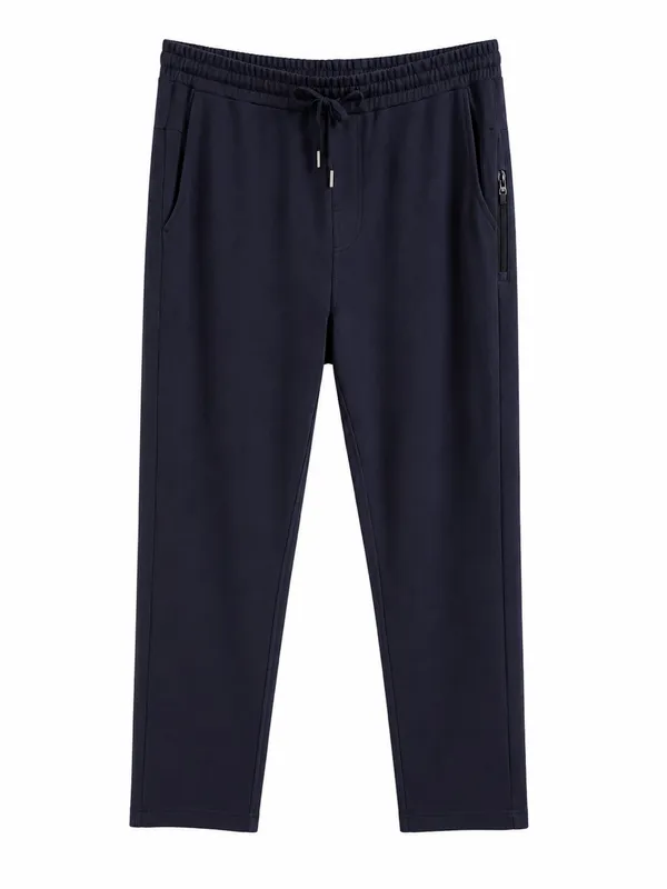 Quince Supersoft Fleece Sweatpants Navy Size L Tencel Modal Jogger Lounge - Image 2