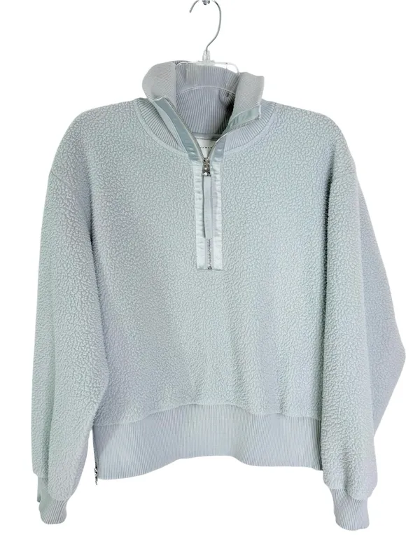 Varley Roselle Half-Zip Fleece Pullover Top Sweatshirt Pearl Blue Size S - Image 6