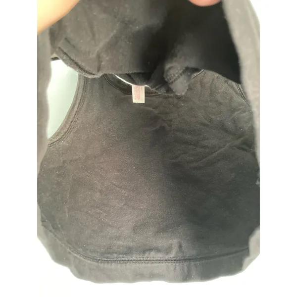 PINK Sports Bra Crop Medium Black Activewear Athleisure Athleticwear - Image 7