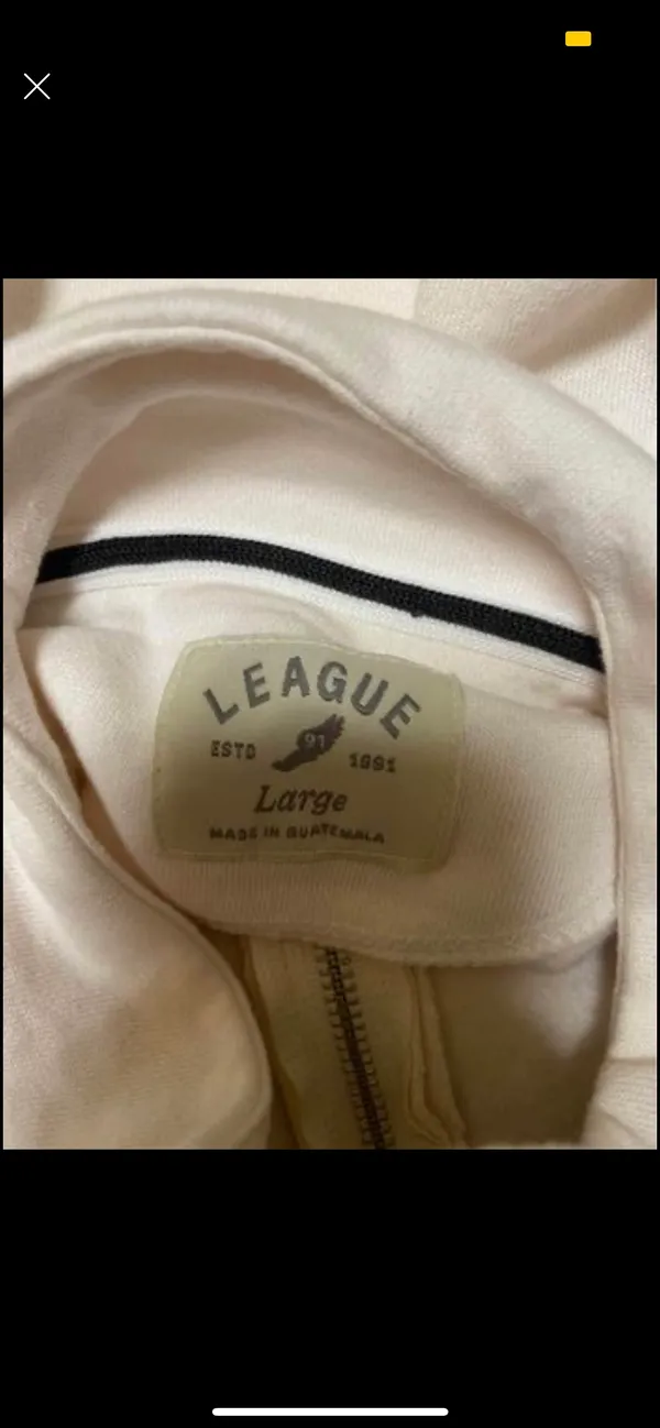 Alabama Quarter Zip White Size L - Image 2