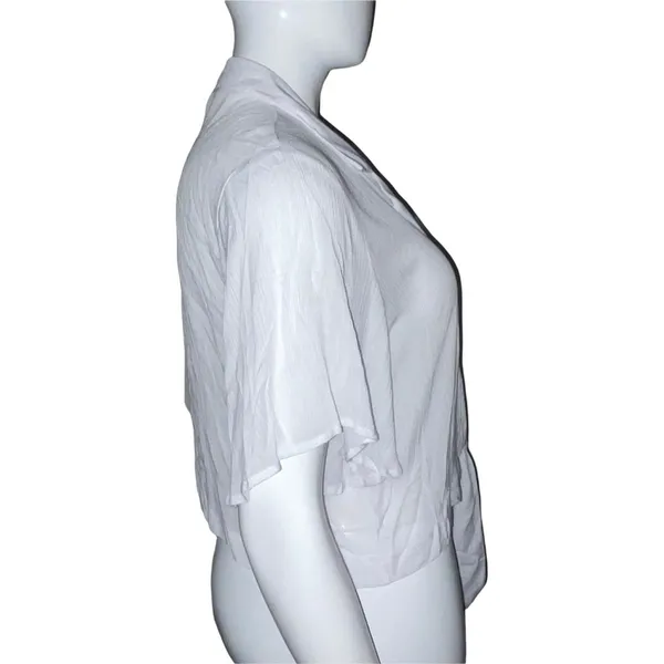 SHEIN knot detail half sleeve blouse - Image 8