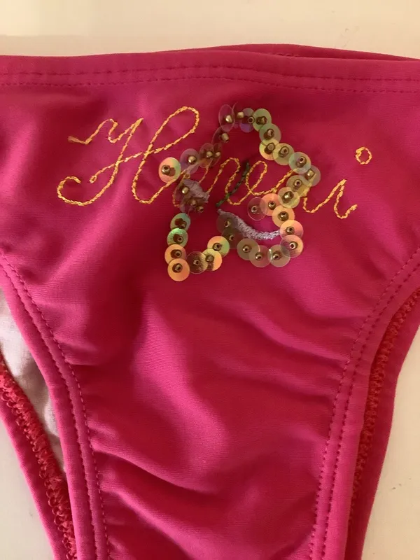 Recco Size Medium Brazilian Floral and Pink Underwire Bikini Set. New With Tags - Image 3