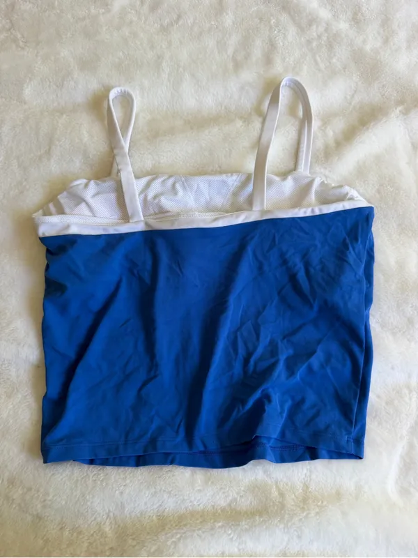 All in Motion Tank Top Blue White Size Medium - Image 5