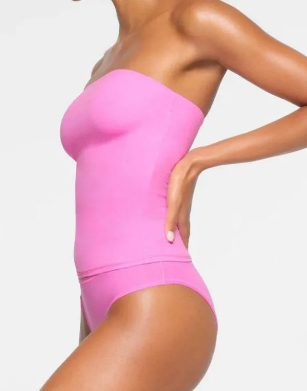 SKIMS Fits Everybody Tube Top NEON OCHID LIMITED EDITION size S - Image 3