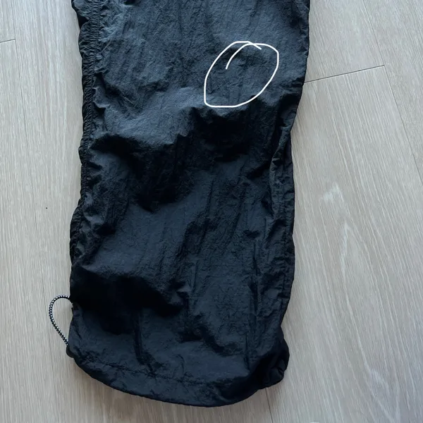 Old Navy Quick Dry Nylon Pants Womens Small Black Drawstring Waist - Image 12