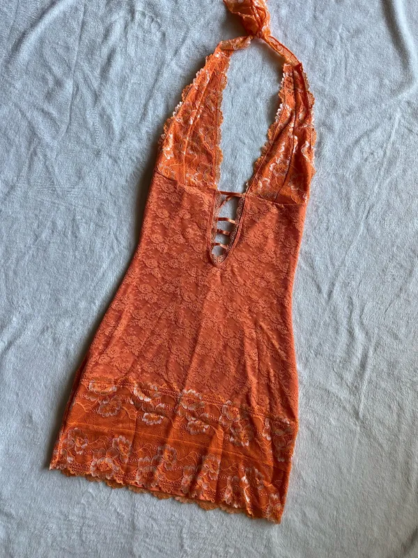Generation Outcast Clothing INDIA MINI DRESS TANGERINE - Image 5