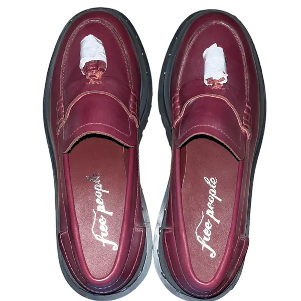 Free People Teagan Tassel Loafer-Mulberry Size 8.5 - Image 7