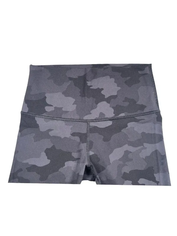 Lululemon Align High Rise Crop Leggings 4 Black/Gray Camo 21" - Image 4