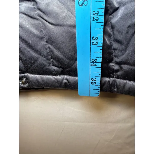 The North Face Womens 600 Fill Down Quilted Long Parka Puffer Jacket Black Small - Image 11