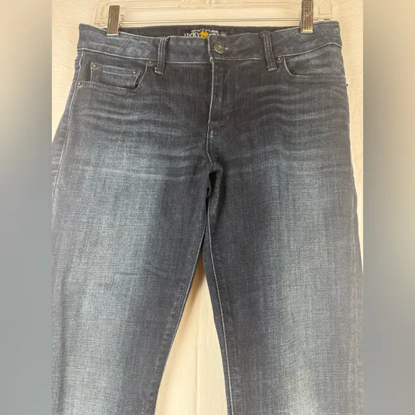 Lucky Brand Women’s Deep Indigo Straight Jeans - Image 3