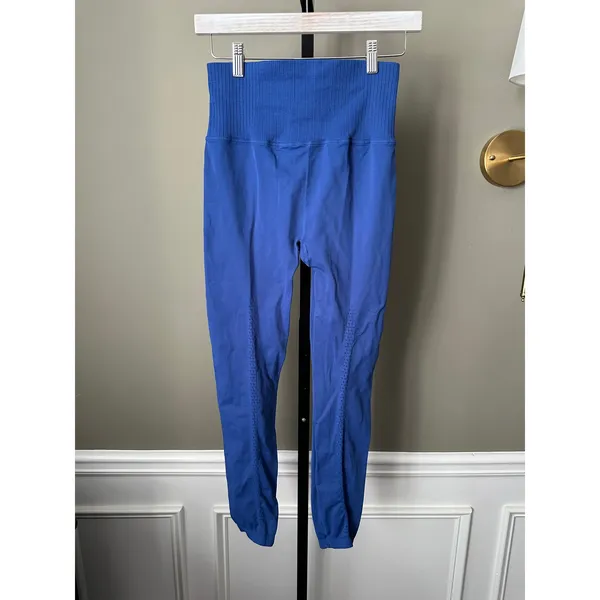 Free People Movement Good Karma High-Rise 7/8 Length Leggings MediumLarge Blue - Image 4