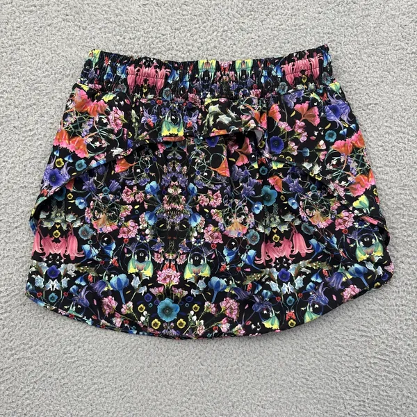 Lululemon Hotty Hot High Rise Skirt Skort Flowerscope Athletic Floral Women's 8 - Image 2