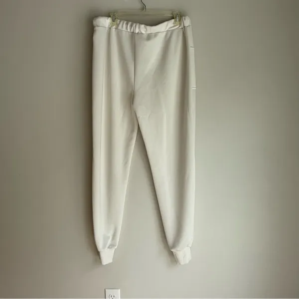 White Jogger Track Pants Size 2X - Image 3