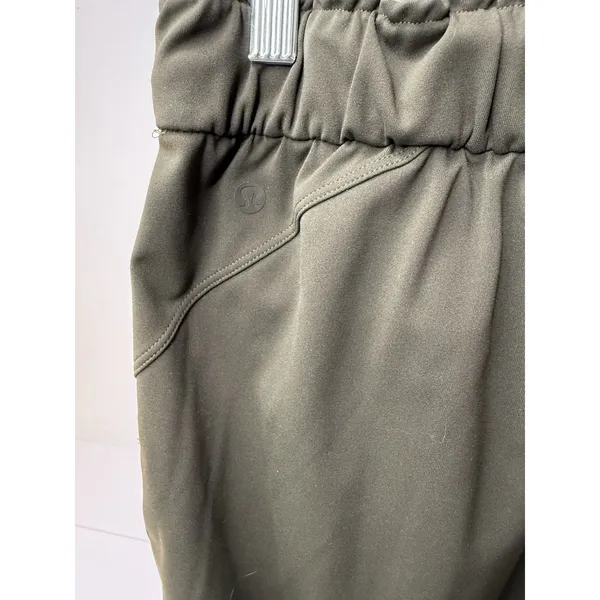 Lululemon Womens Size 8 Dark Olive Green Jogger Pants Athleisure High Rise Gym‎ - Image 11
