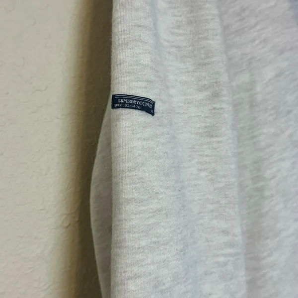 SUPERDRY Women's Vintage Corp Logo Marl Hoodie Size‎ 12 - Image 7