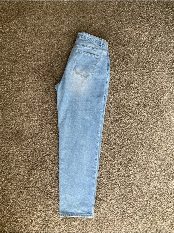 SHEIN Light Blue Distressed Boyfriend Jeans - Image 10