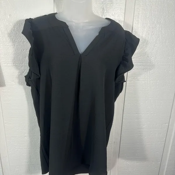 Geaux Styles Black Top Size Size Large EUC - Image 2