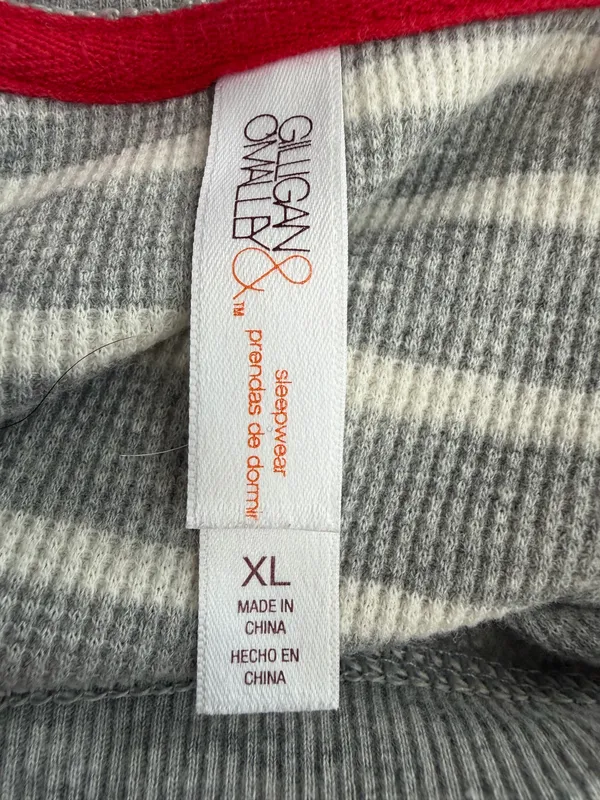 Gilligan & O’Malley Ladies Stripe Pajama Set - Cozy Long Sleeve Top & Pants - Image 5