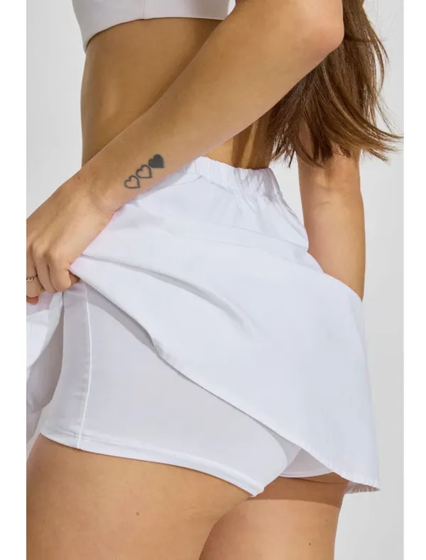 Garage White Skort - Image 3