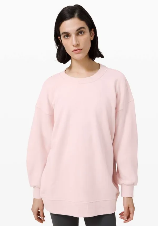 Lululemon Perfectly Oversized Crew Porcelain Pink 6 - Image 4
