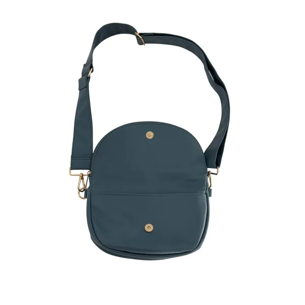 Simply Southern Crescent Sling Bag Blue Faux Leather‎ Crossbody Purse Fanny Pack - Image 10
