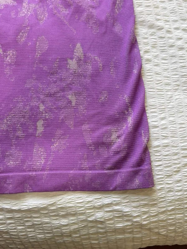 Lululemon Swiftly Tech Racerback Tank Top - Purple Tie Dye / Floral - Image 3