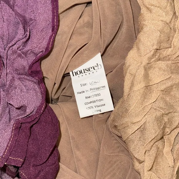 NWOT House of CB Sofie OMBRE MESH STRAPLESS MINI DRESS sz L Tall - Image 7
