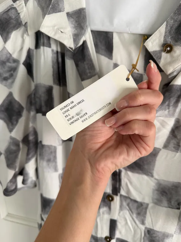 NWT Jen’s Pirate Booty Checkerboard Maxi Dress - Image 3