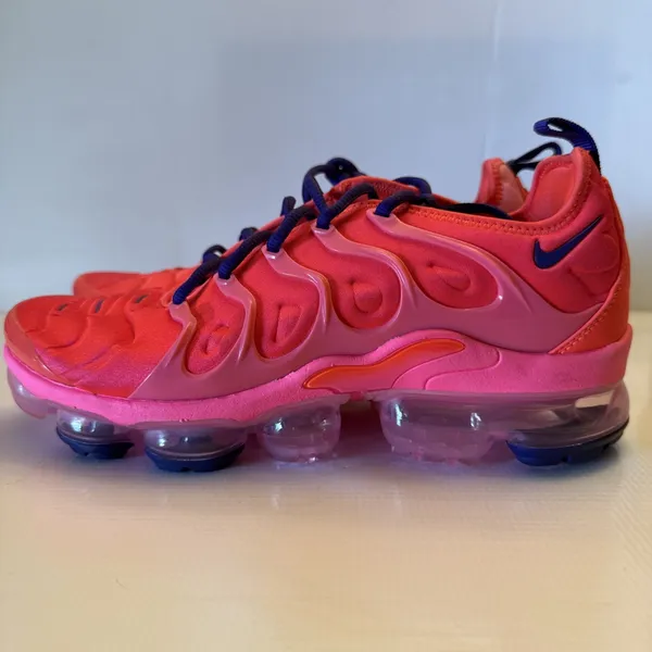 Nike Air VaporMax Plus Bright Crimson Pink Blast Size 10 Womens CU4907-600 - Image 7