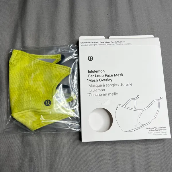 Lululemon Ear Loop Face Mask *Mesh Overlay NWT (Unused/Unopened) *BRAND NEW - Image 13