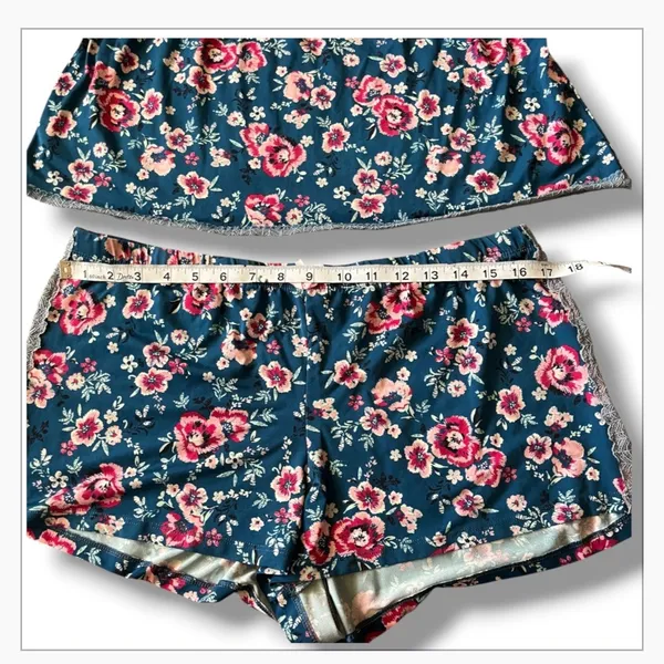 Laura Ashley Floral Cami & Shorts Pajama Set large - Image 2