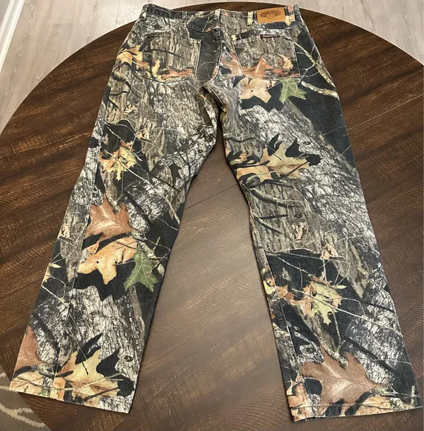 Vintage Diamond Cut Jeans Men’s Mossy Oak Camouflage Size 36x30 - Image 9
