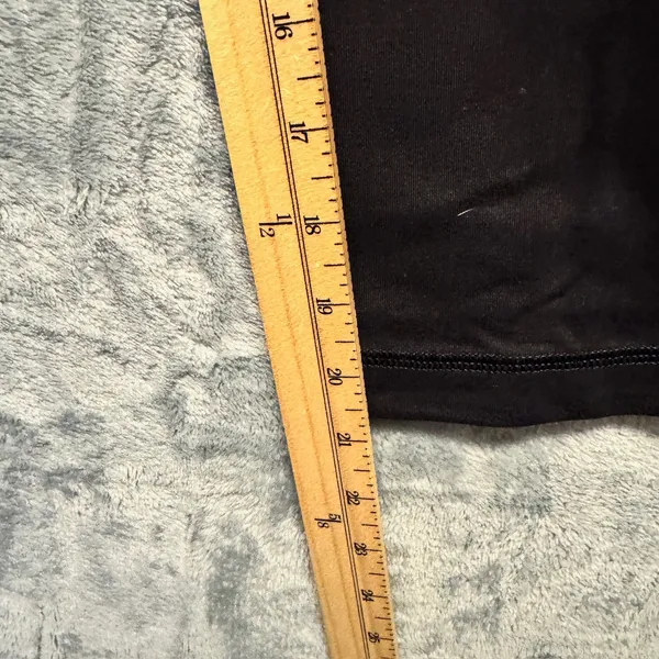 2242 | Lululemon Floral Waistband Cropped Yoga Leggings Black Pink 4 - Image 4