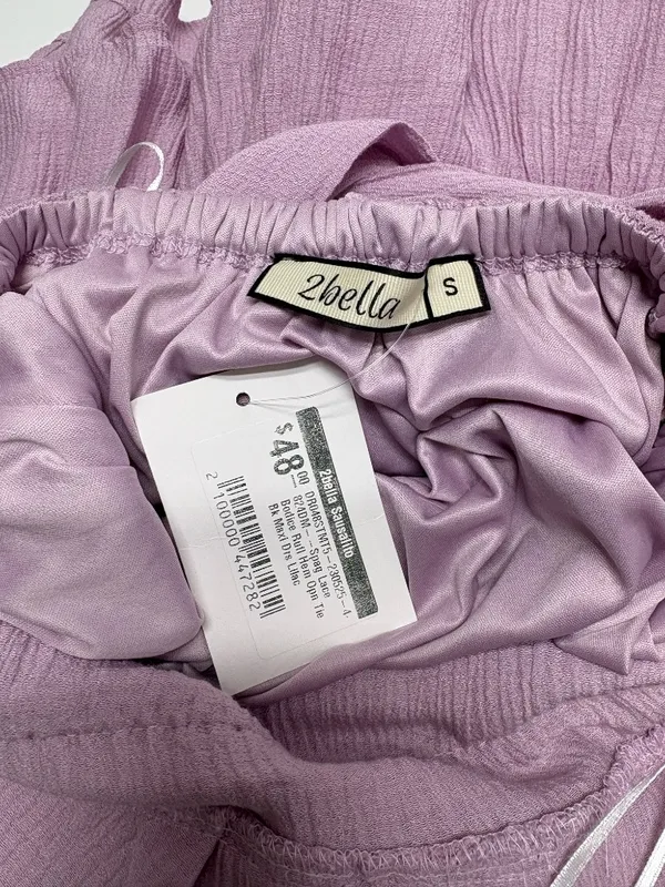 2Bella Sausalito Lilac Maxi Dress With Lining - Size S.‎ NEW With Tags in Bag. - Image 15