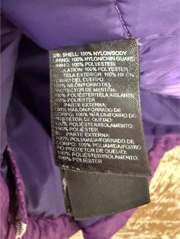 The North Face purple puffer vest, women’s size XS - Image 7