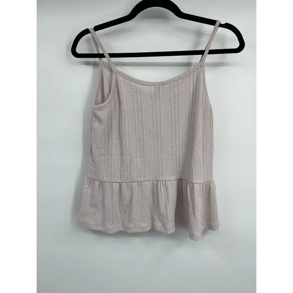 Paper Crane Womens Pink Cami Tank Top Sleeveless Spaghetti Strap Size Medium NEW - Image 9