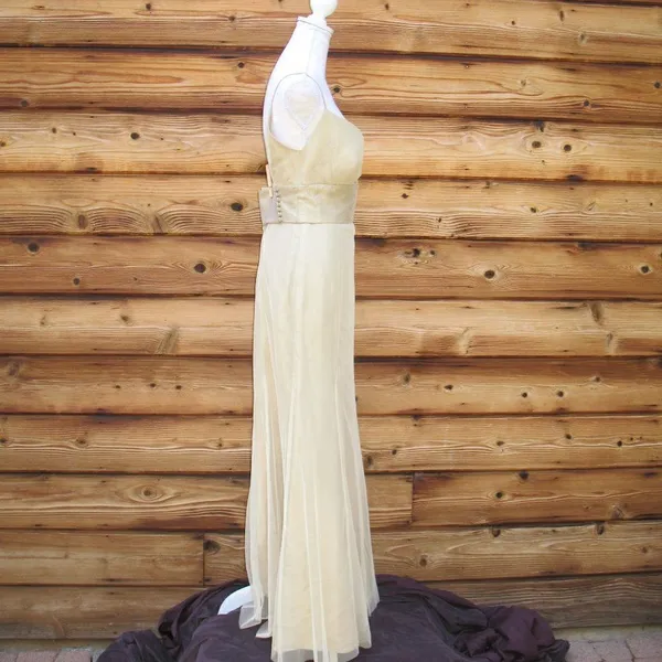 Vintage Vera Wang Sleeveless Gown 6 S - Image 5