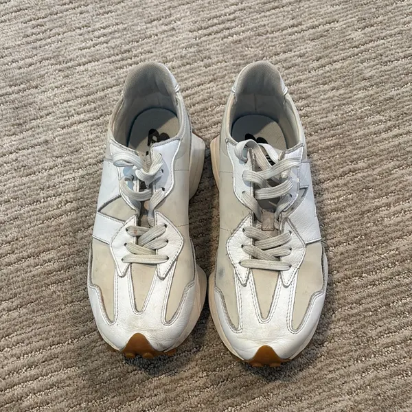 New Balance Women's Cream and Brown Shoes - Image 2