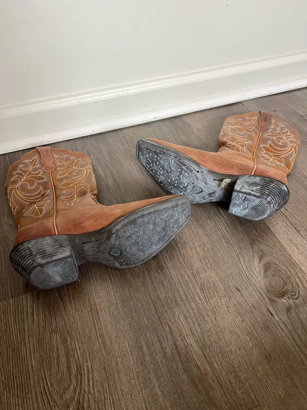 Ariat Round Up Square Toe Western Boots - Image 5