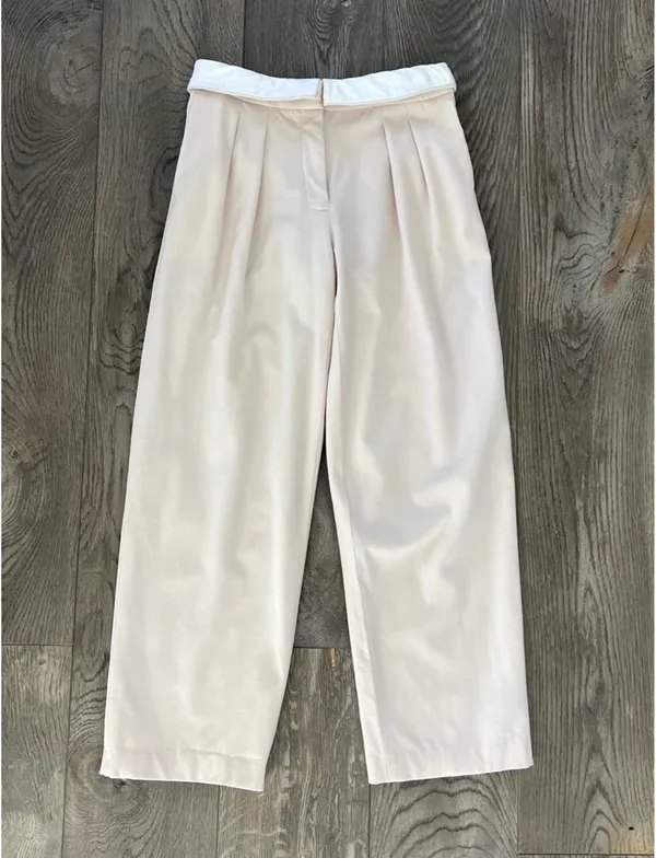 Aritzia BABATON Bureau Foldover Waist Trouser Pants - Image 2