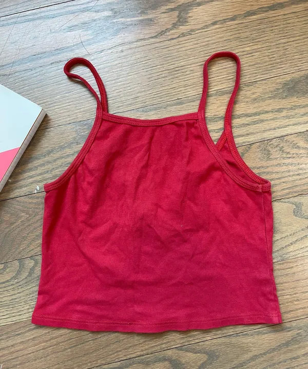 Brandy Melville Red Crop Top - Image 3
