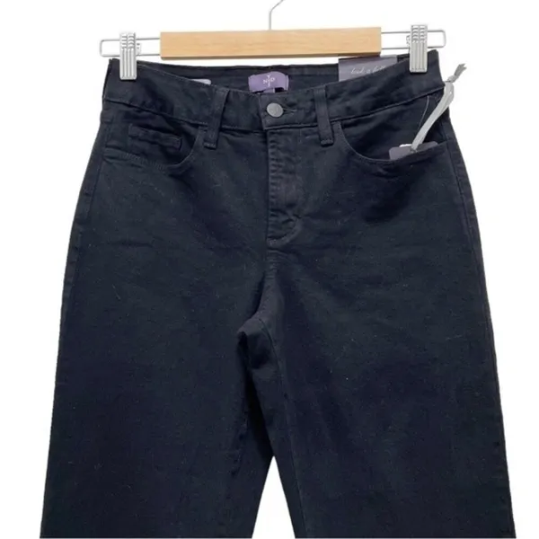 NWT NYDJ Barbara Tummy-Control Bootcut Jeans Black Denim Women's Size 2 NEW - Image 4