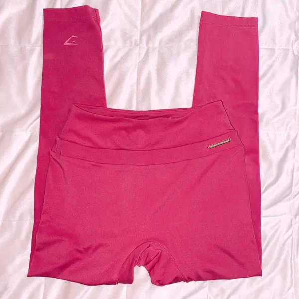 Gymshark Whitney Simmons V1 Hot Fire Pink Leggings - Image 4