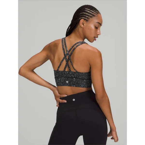 Lululemon Energy Bra Long Line Medium Support, B–D Cup - Size 6 - Image 4