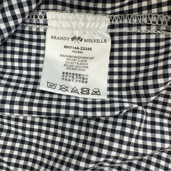 Brandy Melville Gingham Boxer Shorts - Image 6