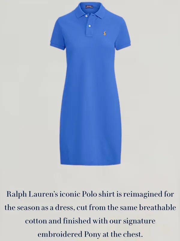 Ralph Lauren Polo Short Sleeve Y2K Party 2000 Hipster Mesh Mini Dress M Preppy - Image 2