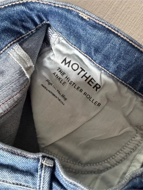 Mother The Hustler Roller Ankle Jeans, 31 - Image 7